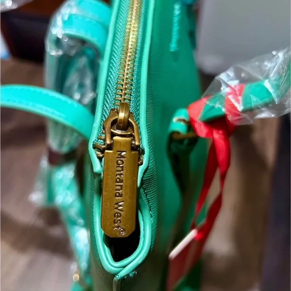 Montana West Turquoise Shoulder Bag - Picture 5 of 6